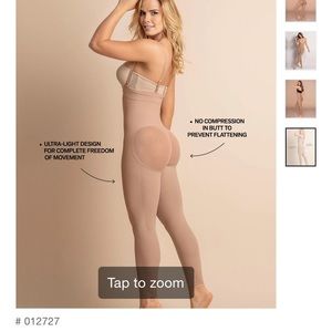 Full figure slimming bodysuit rear lift NWT